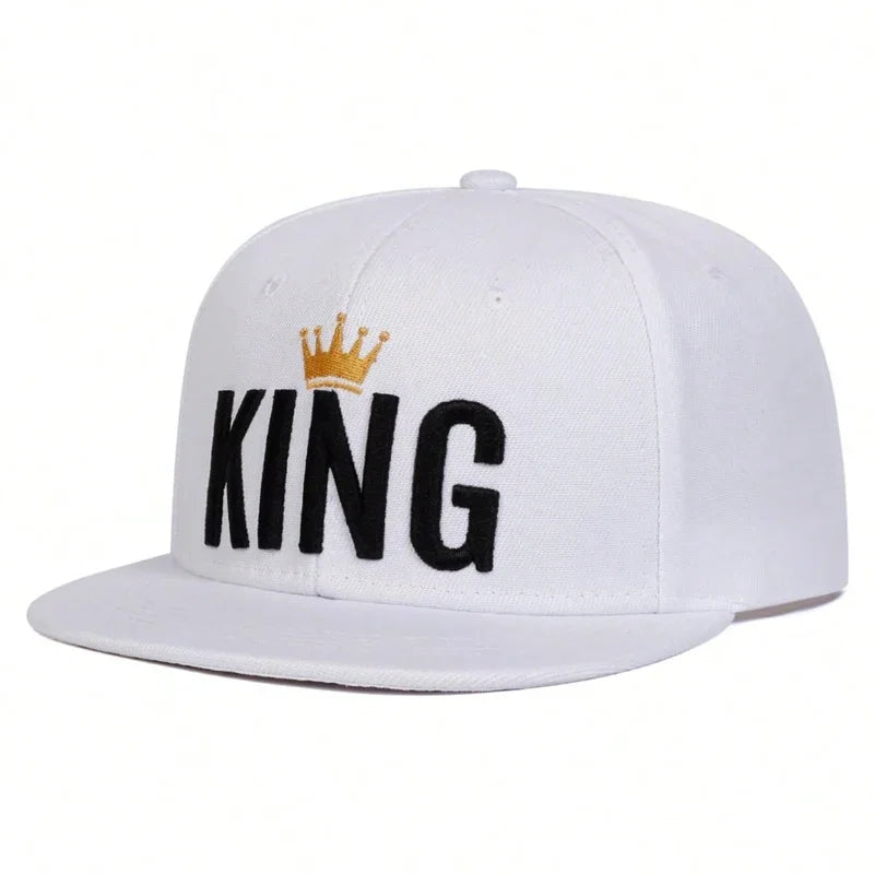 Unisex Crown KING Embroidery Hip-hop Hats Spring And Autumn Outdoor