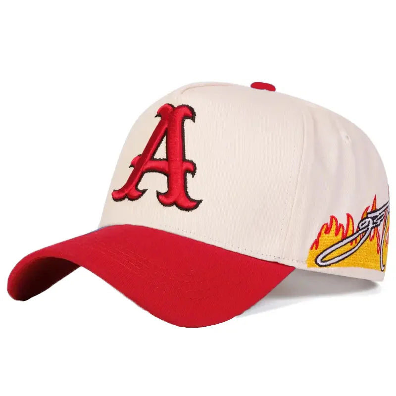 2025 Simple Fashionable New Baseball Hat A Letter Embroidered Street HipHop Hat