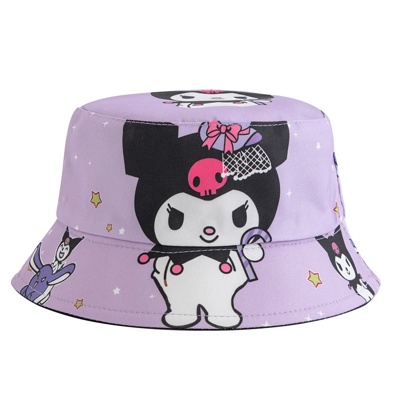 New Children's Sanrio Hello Kitty Kuromi Bucket Hat