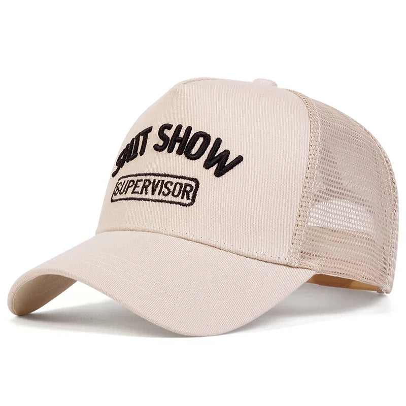Unisex SHIP SHOW Letter Embroidery Baseball Caps