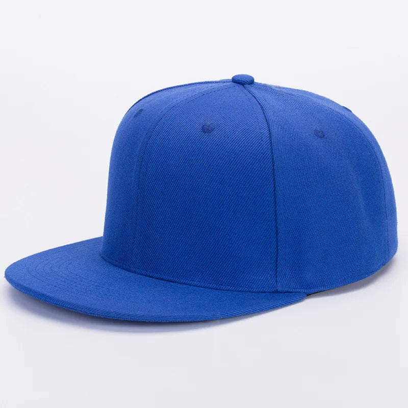 Unisex Flat Brim Snapback Hat For Men Women