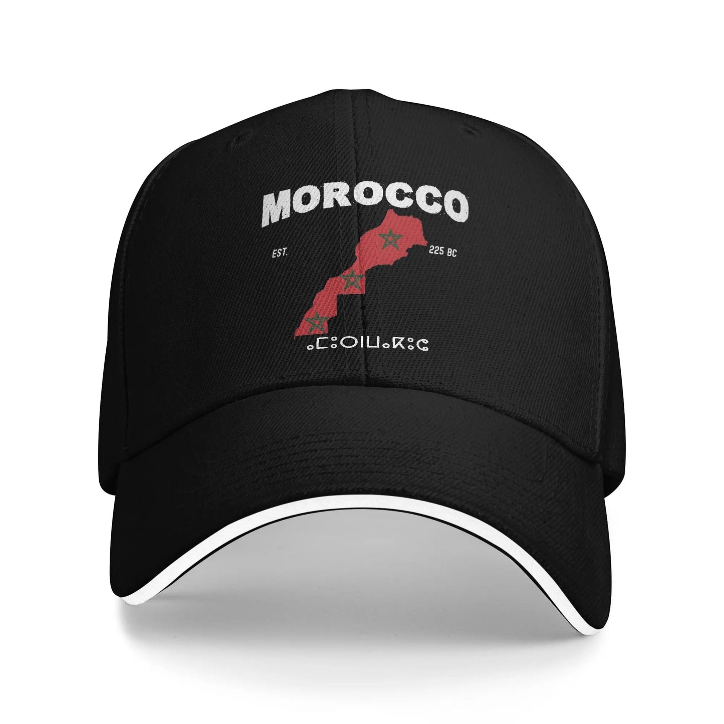 New Design Baseball Cap Morocco Heart Flag Morocco Of Arms Wear