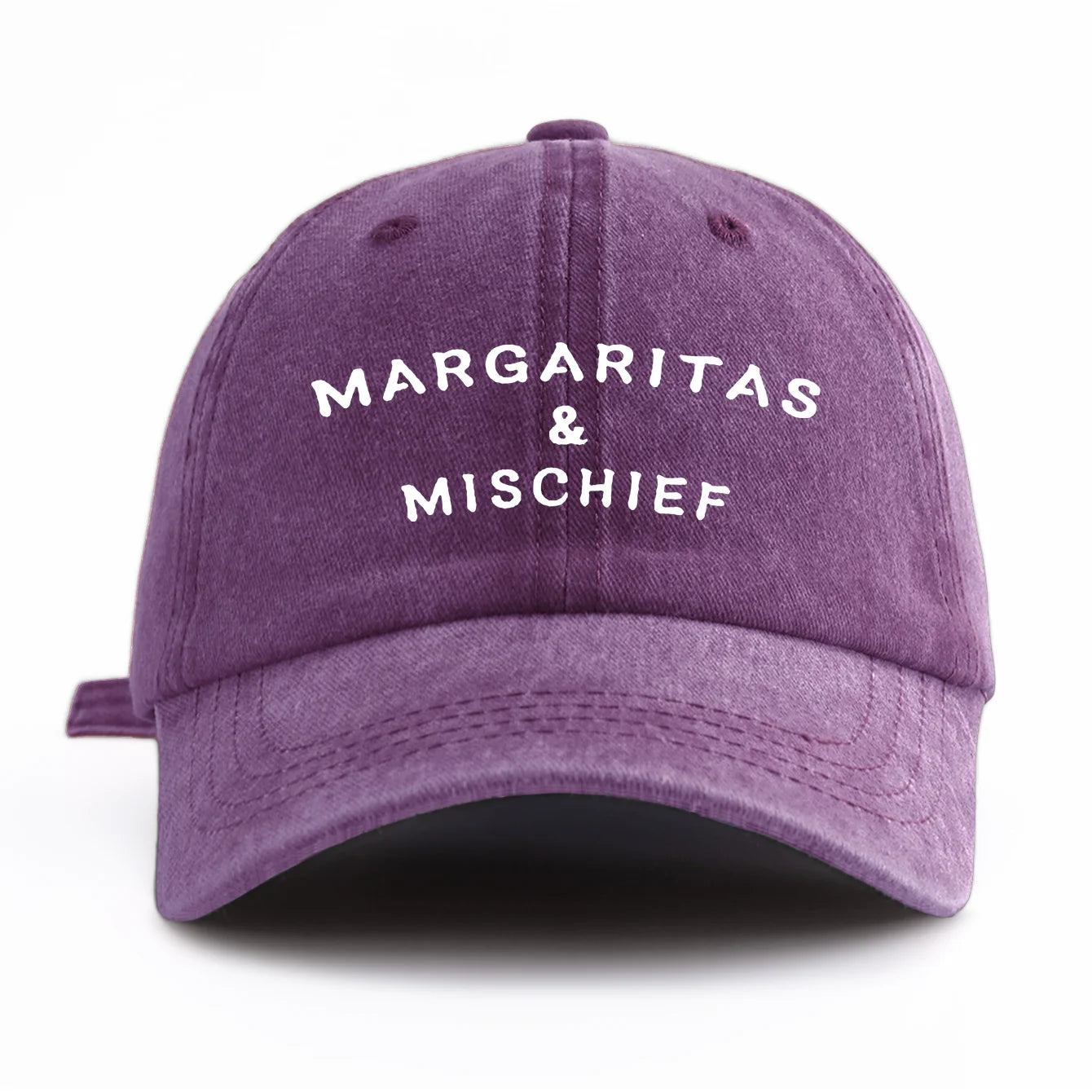 MM Print Washed Baseball Cap For Adults