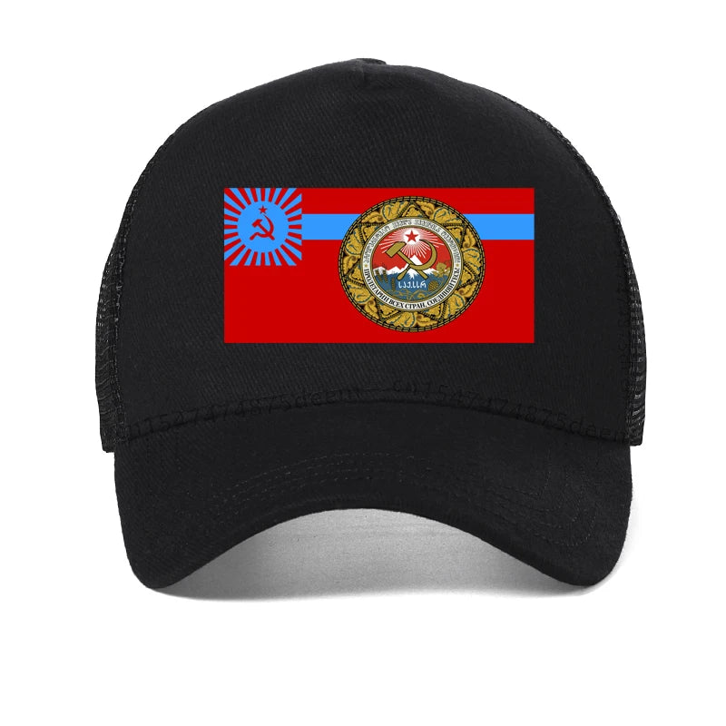 Flag of the Georgian Soviet Socialist Republic Baseball Cap