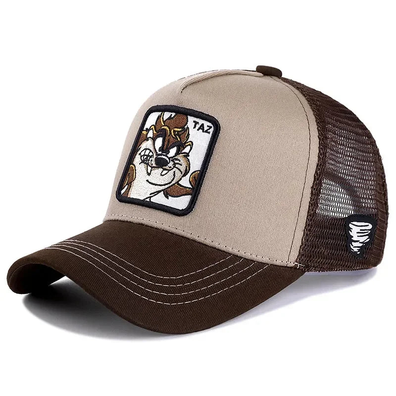2New High Quality Brand Anime Cartoon Snapback Cotton Baseball Cap Men Women