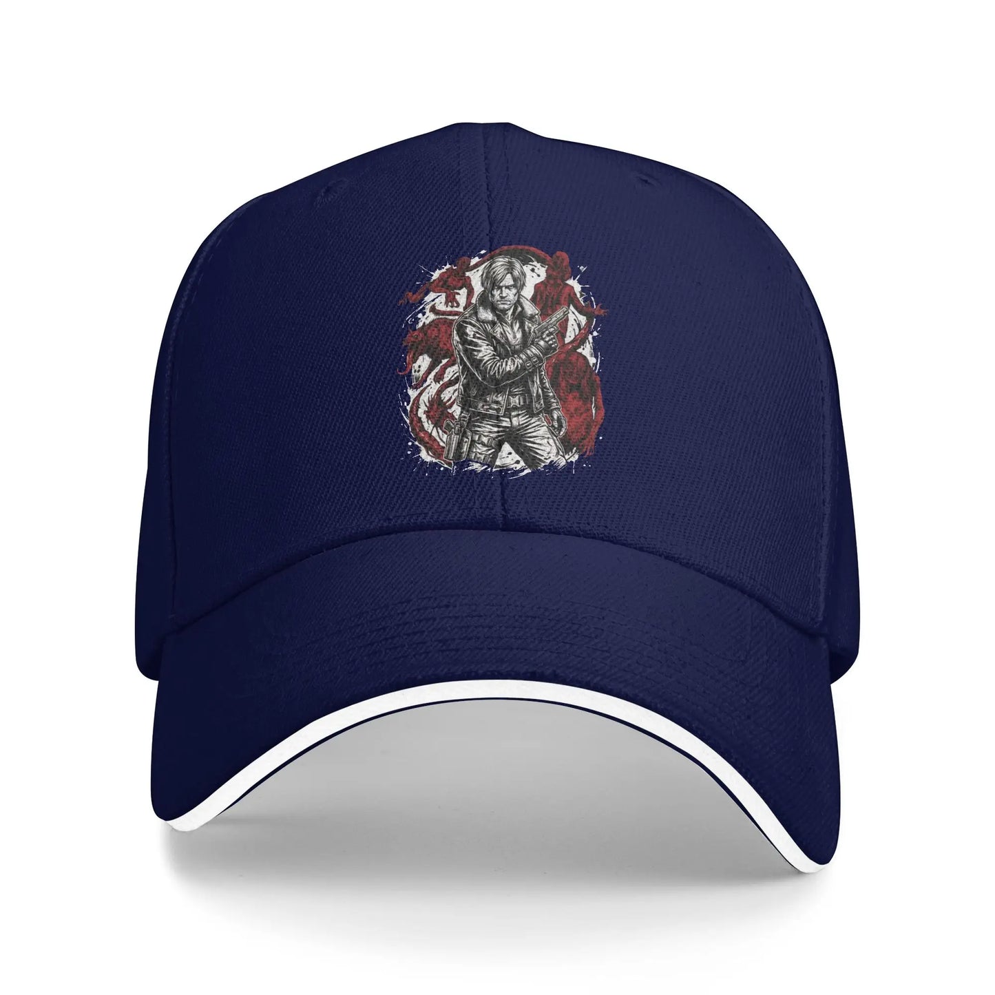 Residents Evils Requiem Leon Kennedy RPD Orphanage Gameplay Art Baseball Cap