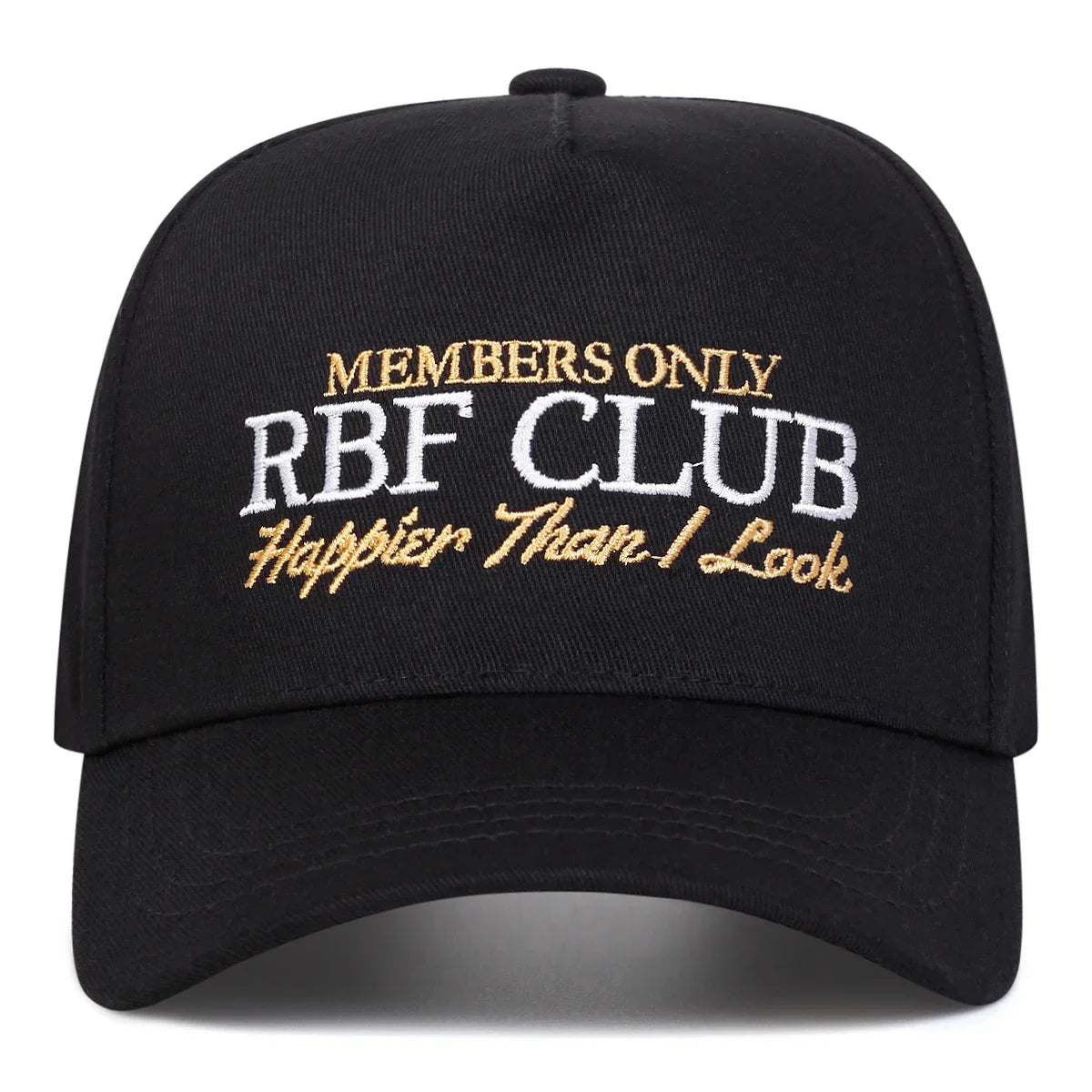 Unisex RBF CLUB Letter Embroidery Baseball Caps