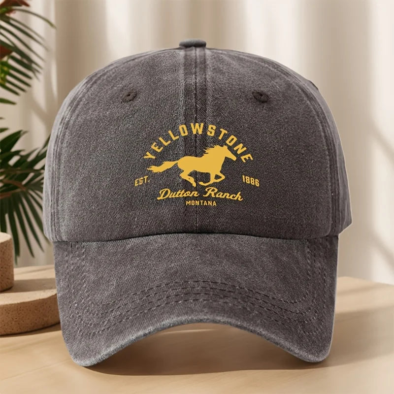 Yellowstone Horse Print Baseball Cap