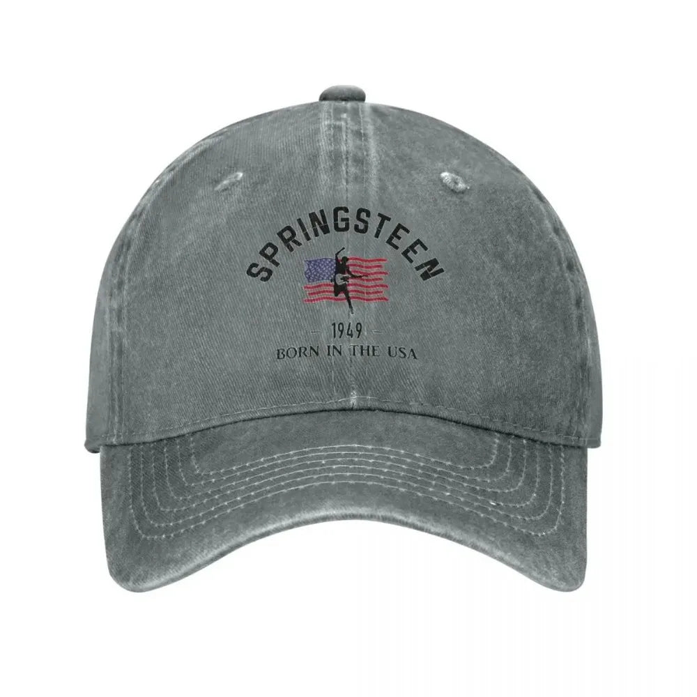 Vintage Bruce USA Springsteen Baseball Caps
