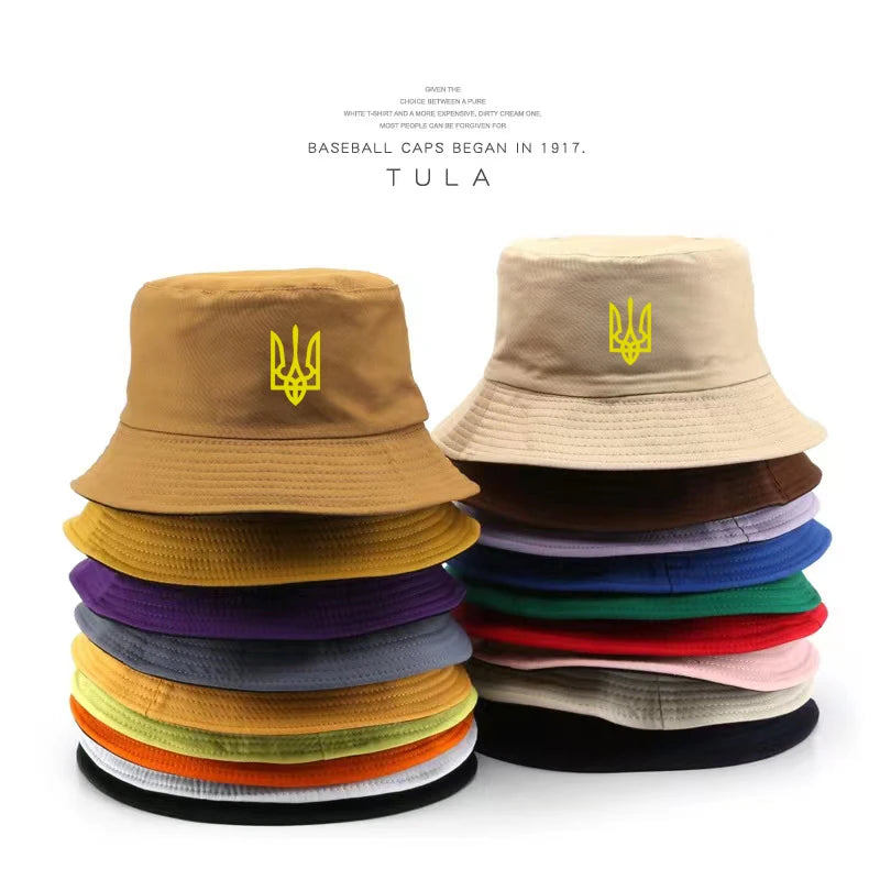 Blue Butterfly Harajuku Bucket Hat Casual Beach Sun Hat Panama Hat