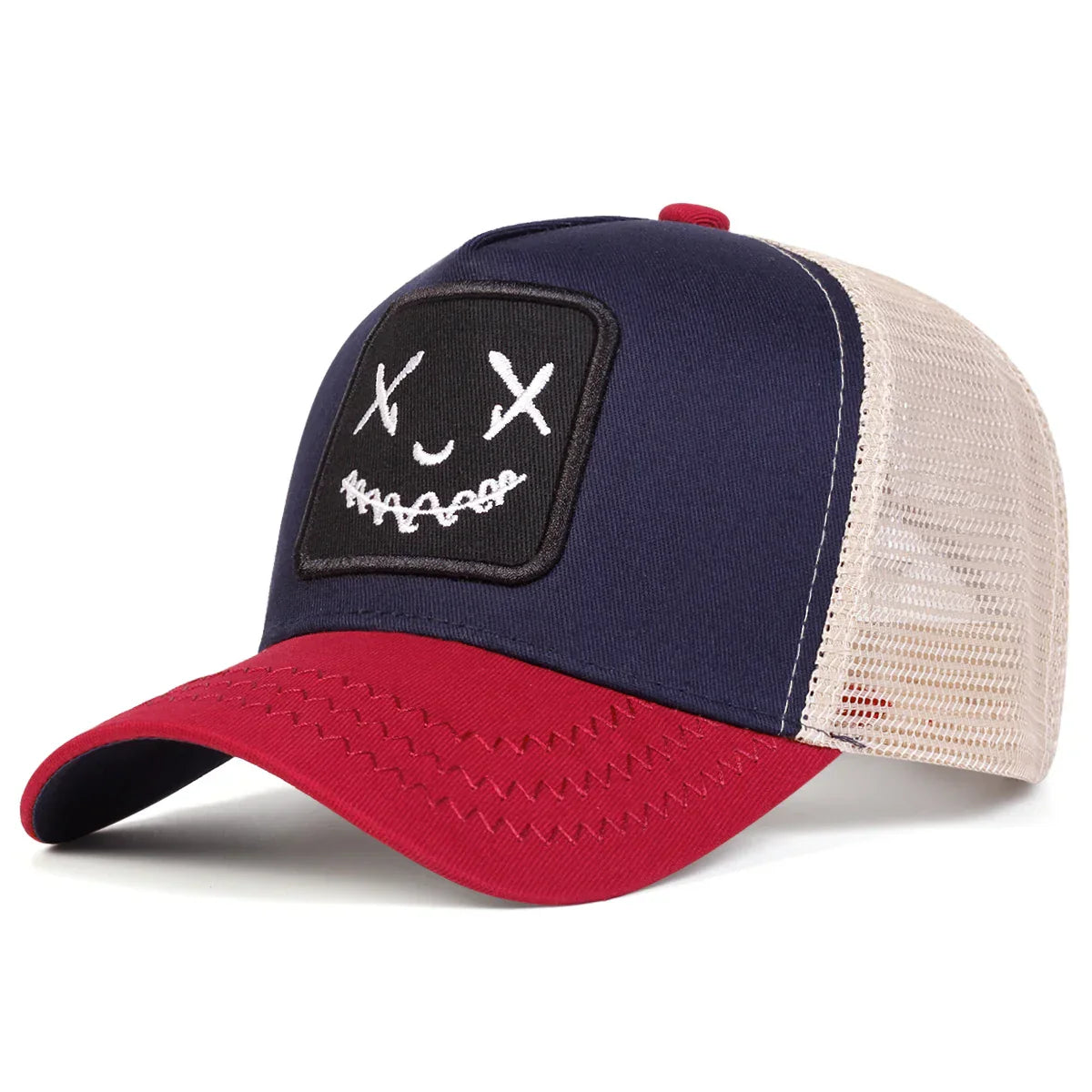 Unisex Personality Embroidery Baseball Net Caps
