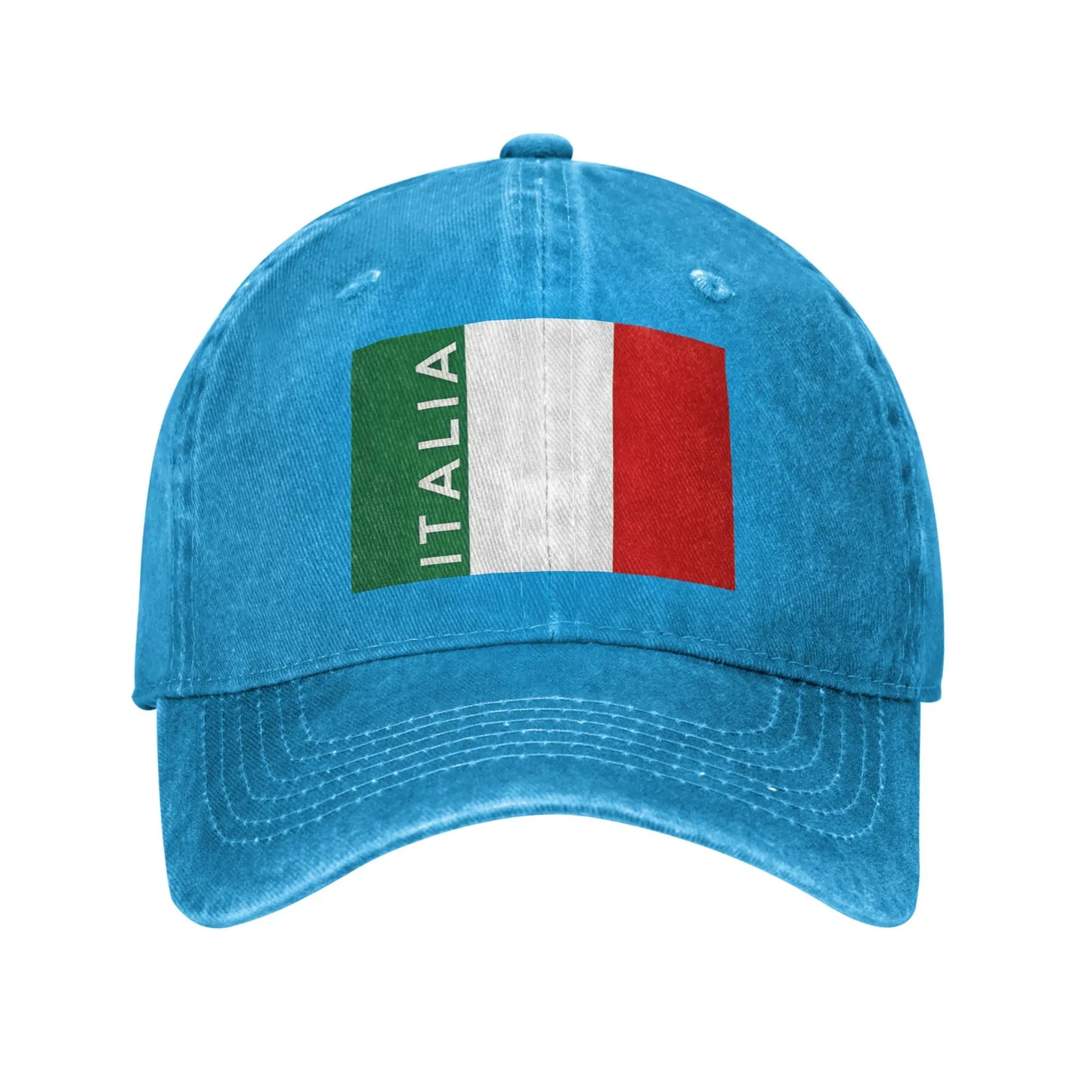 Flag of Italy Sun Baseball Cap Casual Men Women