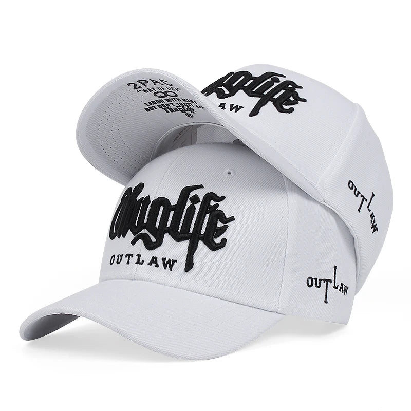 2025 Fashion Fastball CAP Thug Life Embroidery Hip Hop Baseball Cap Snapback Hat