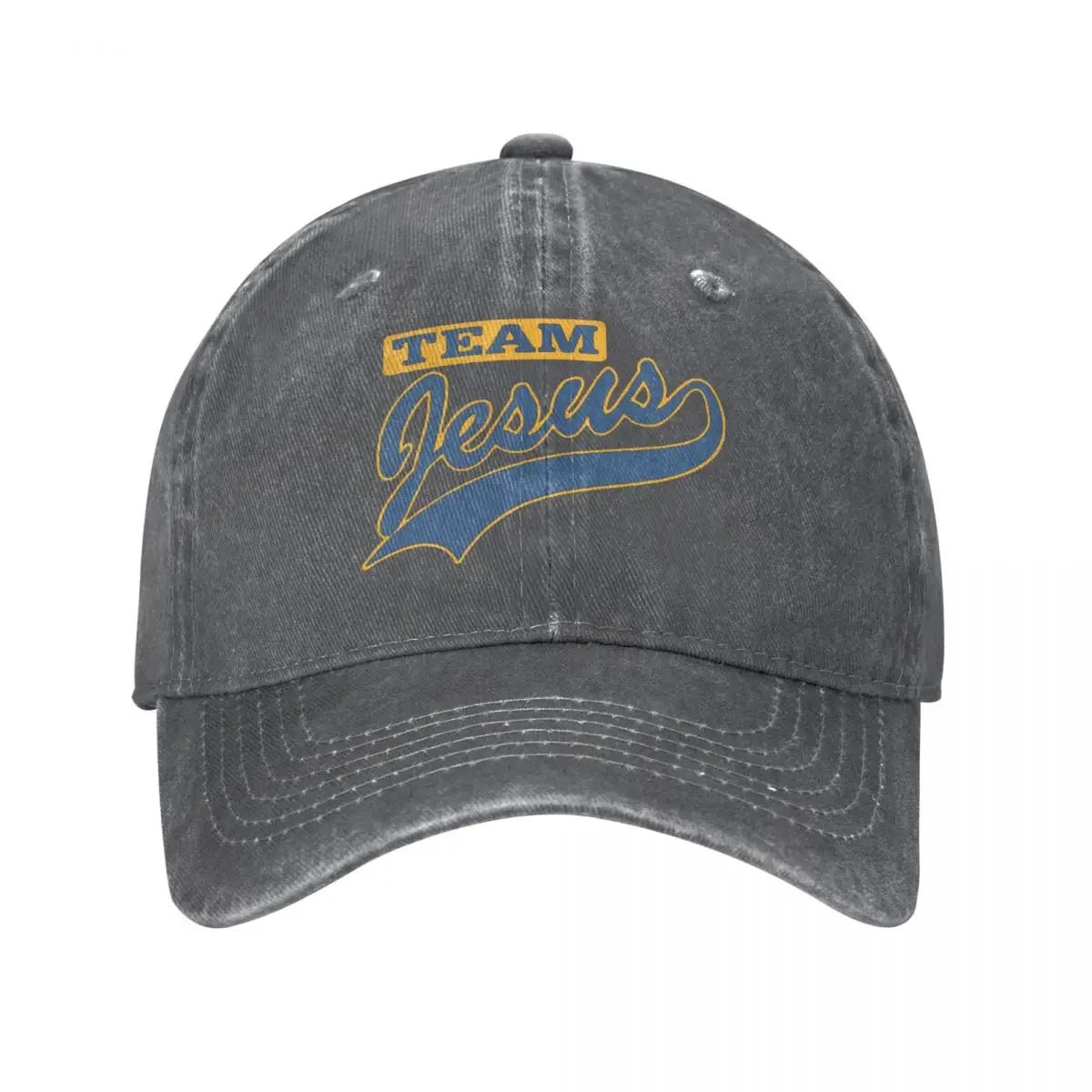 New Christian Team Jesus Denim Baseball Caps Snapback Sun Hat Women Men