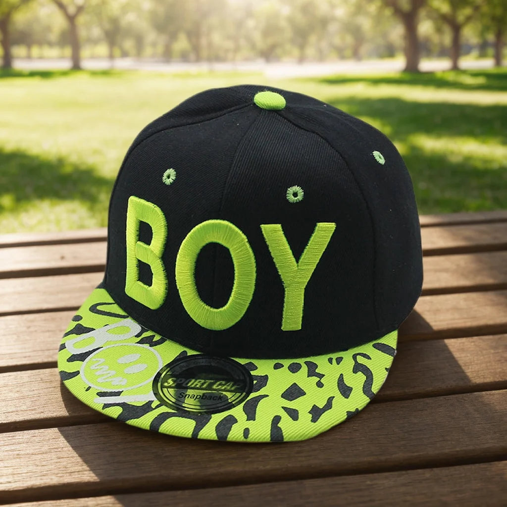 New Fashion Summer Kids Snapback Cap Adjustable Boys Outdoor