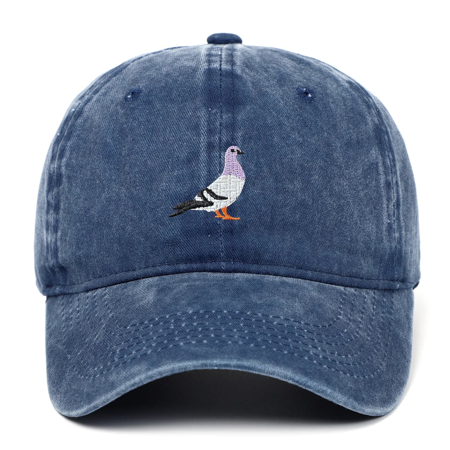 Baseball Cap Suitable For All Seasons, Pigeon Embroidery Pattern, Men's And Women's Daily Casual Fashion