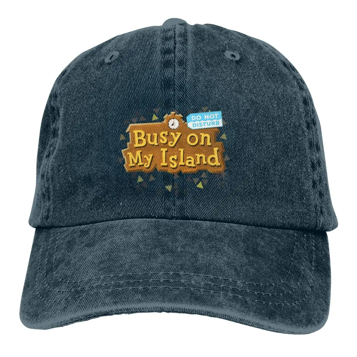 Animal Crossing Pocket Camp Busy On My Island Baseball Caps