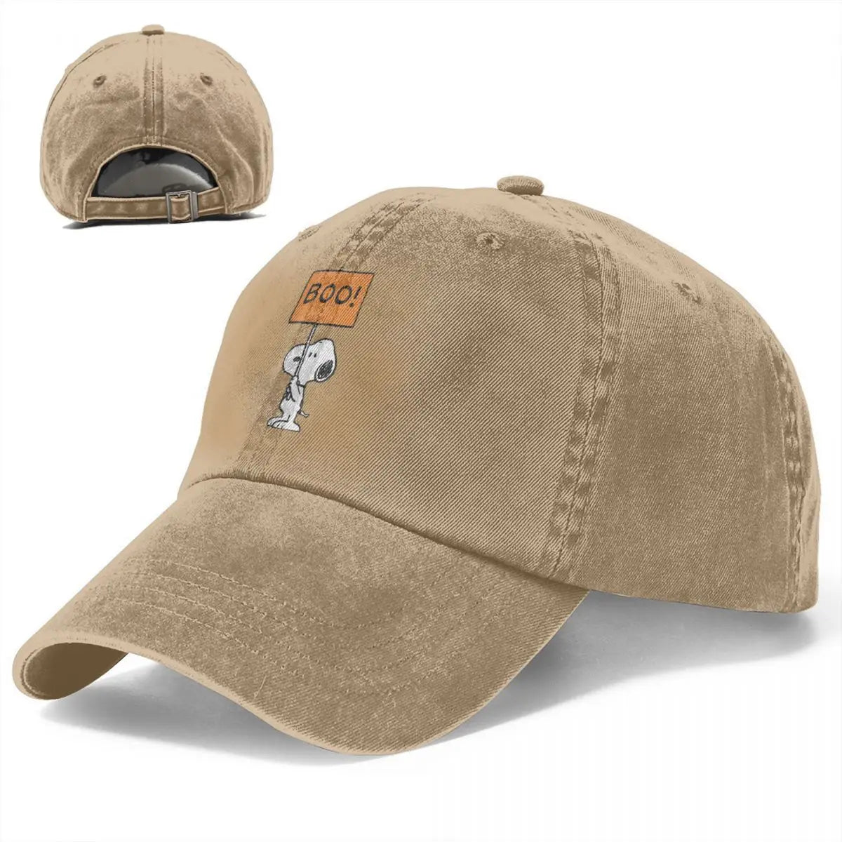 Vintage Peanuts Halloween Snoopy Boo Baseball Caps