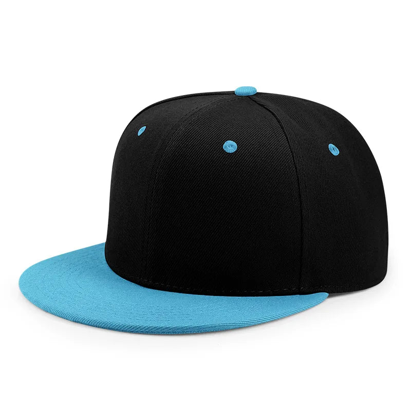 Wholesale Adult Blank Snapback Cap Hip Hop Hat For Men Women