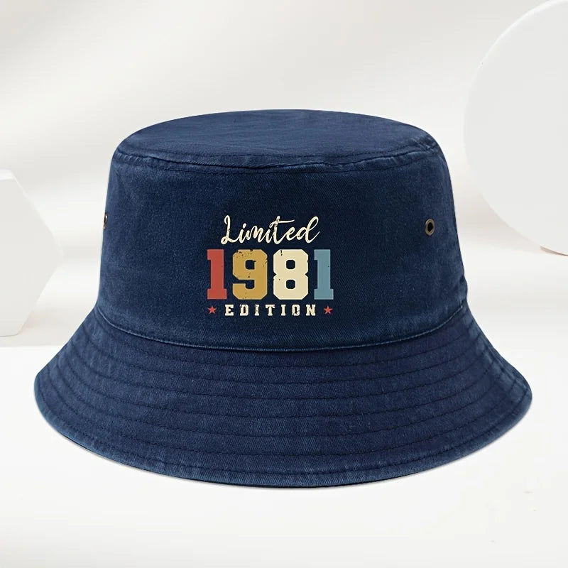 Fisherman Hat Bucket Hat With A 1981 Print