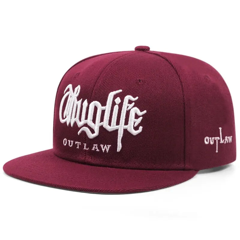Fashion Fastball CAP Thuglife Embroidery Hip Hop Baseball Cap Snapback Cap