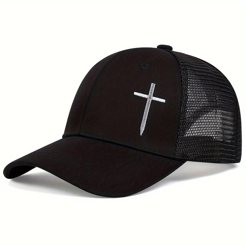 Fashion Hip Hop Baseball Mesh Cap Cross
