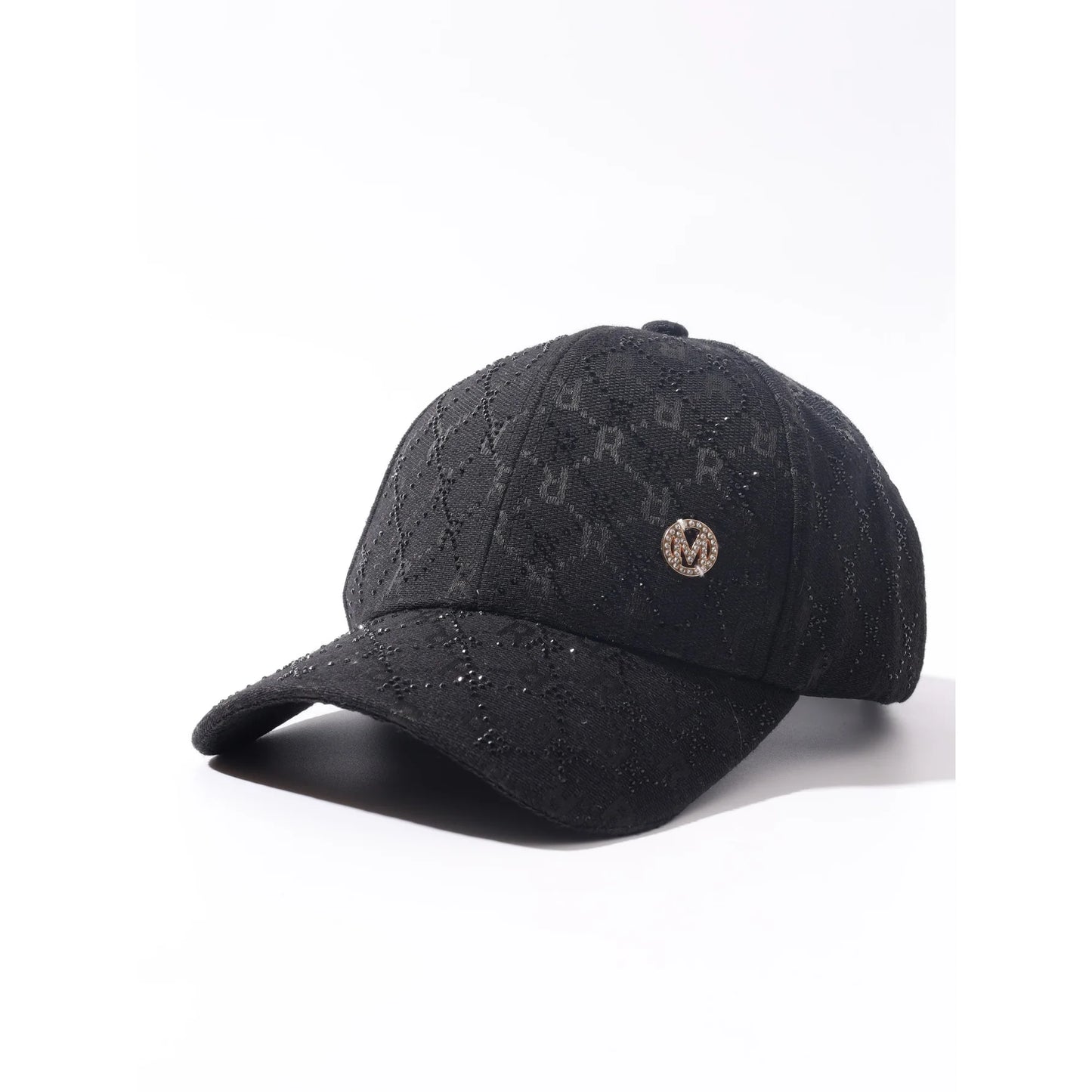 Handmade Rhinestone Ponytail Baseball Cap