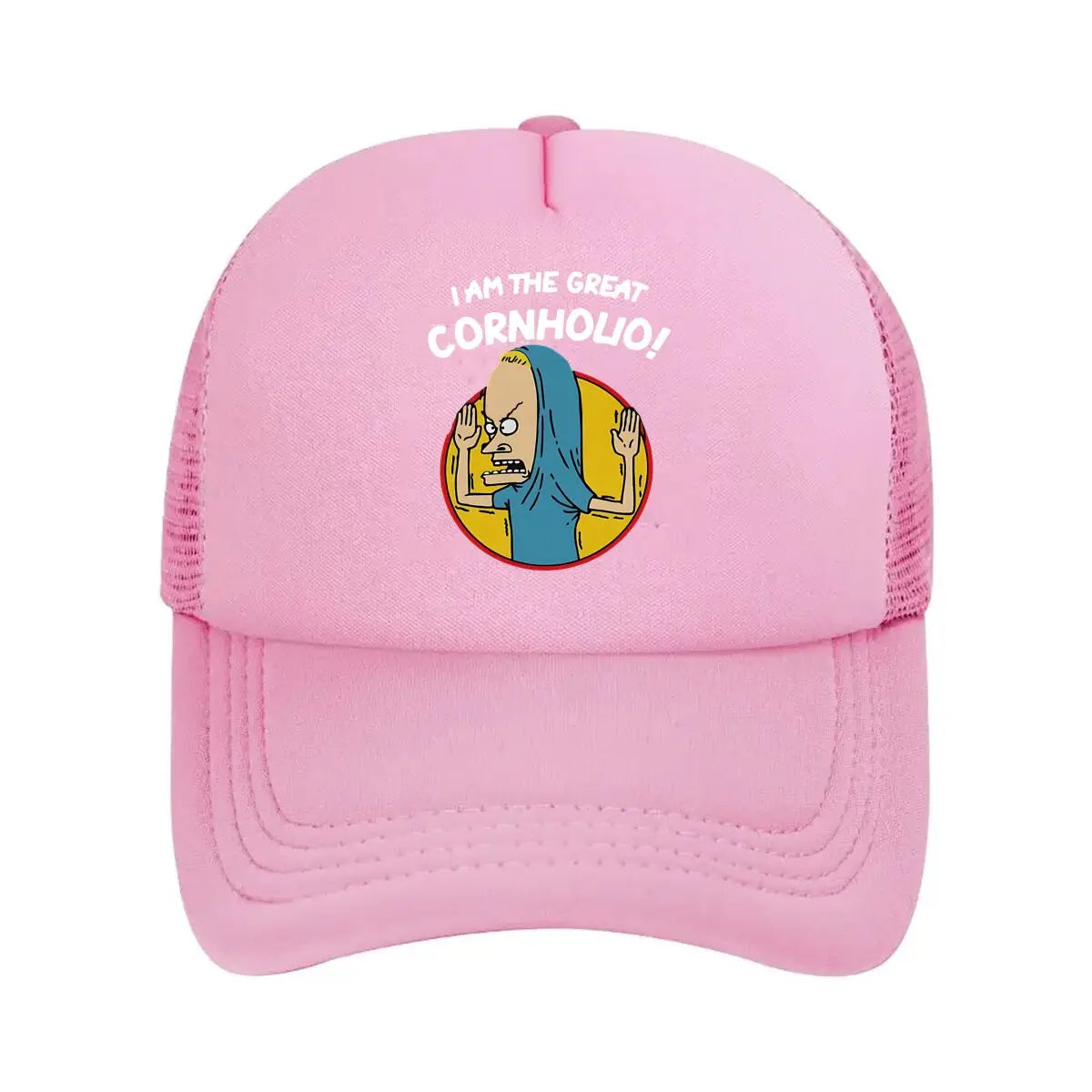 “Cornholio” - Cartoon Art Classic MTV Character For 90s Animation Fans Mesh Baseball Cap