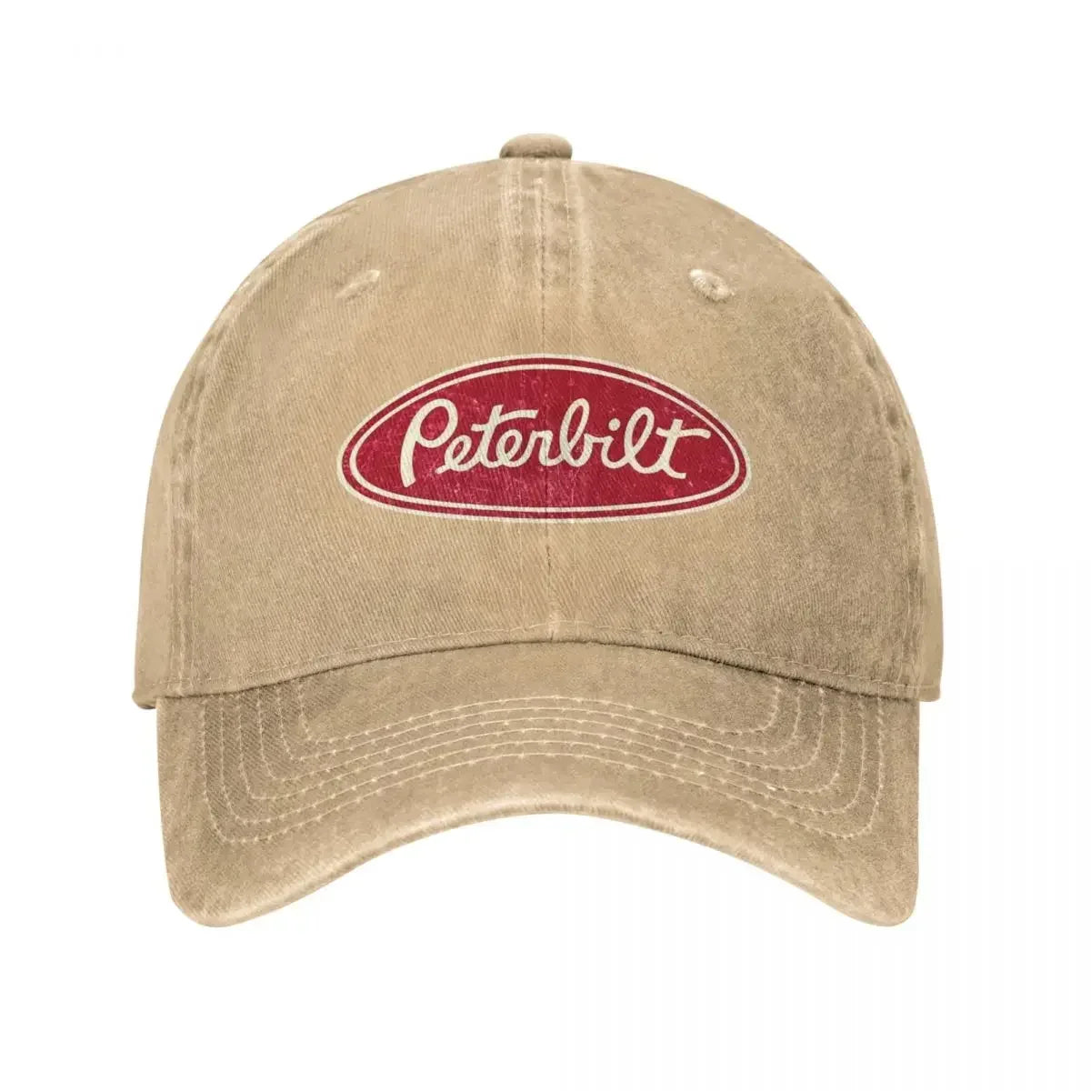 Peterbilt Truck Car Racing Vintage Baseball Cap Vintage Distressed Denim