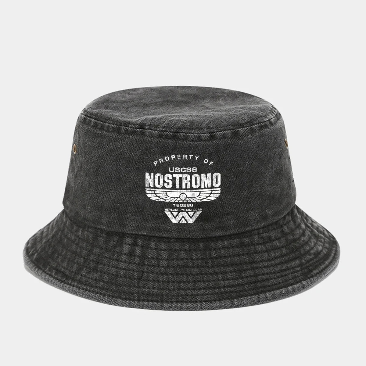 Nostromo Printed Washed Retro Sunshade Fisherman Hat