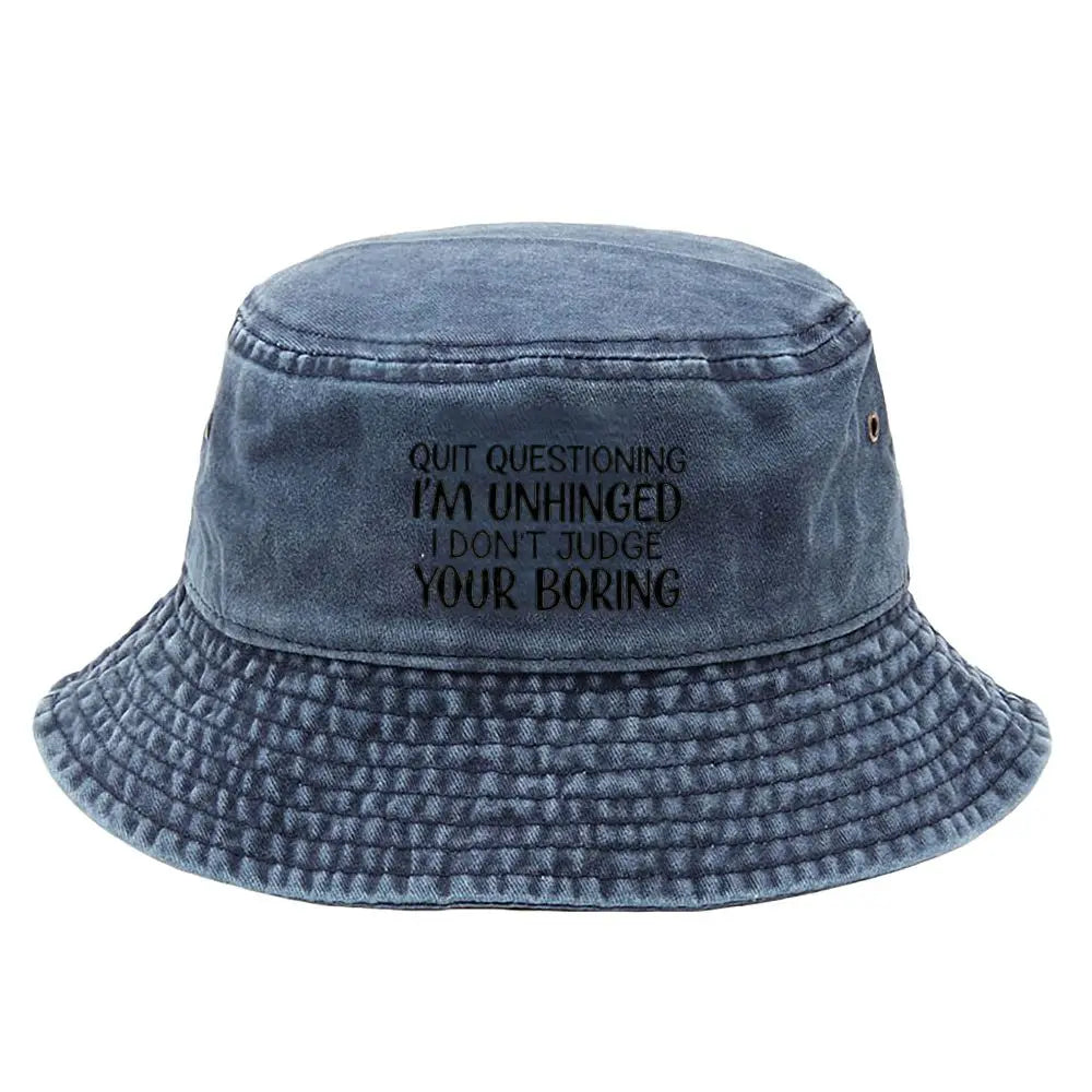 Latest Trend Solid Color Bucket Hat