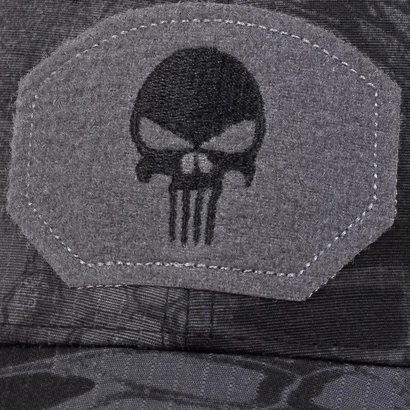 Unisex Skull Embroidery Baseball Net Caps