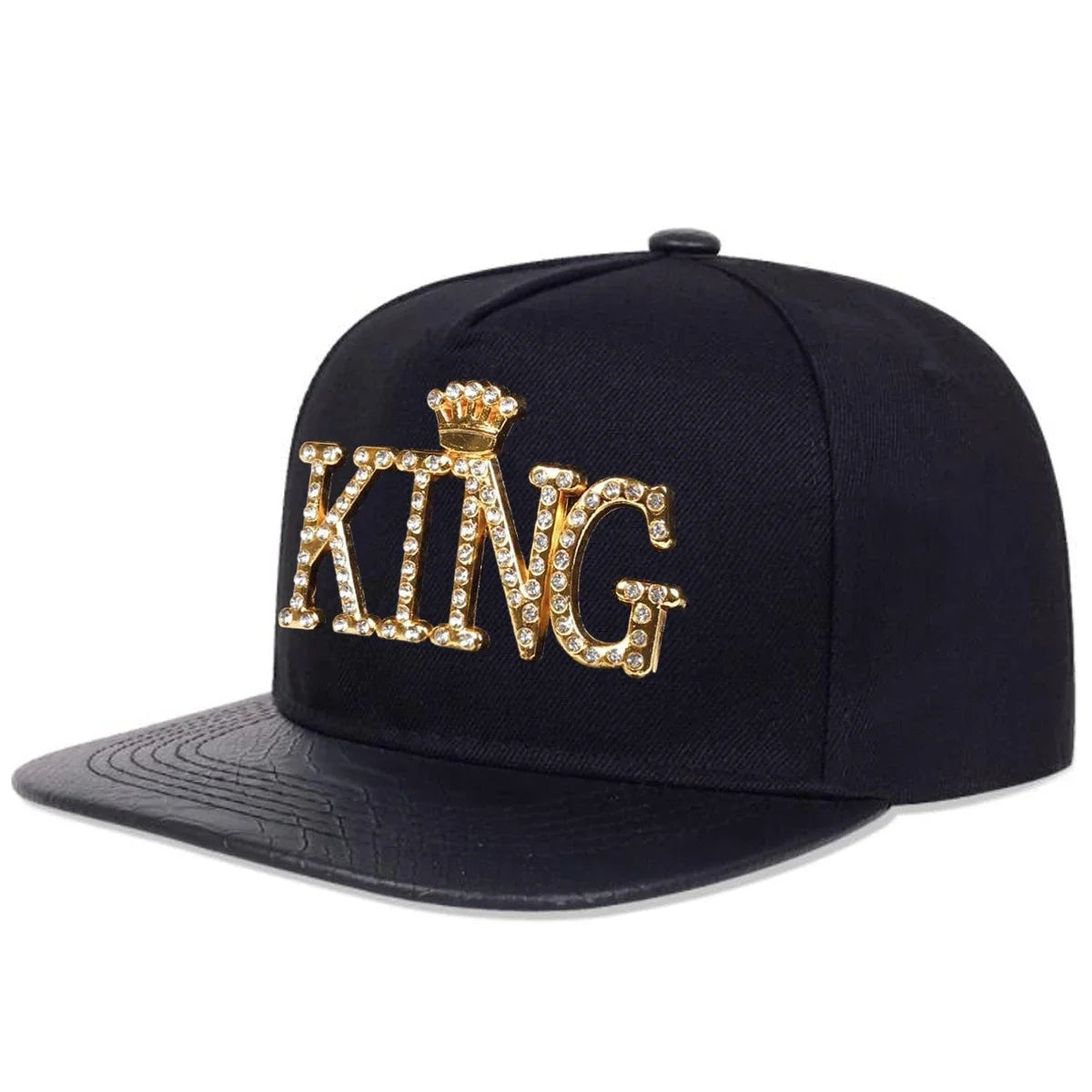 Unisex KING Letter Label Hip-Hop Hats Snapback Caps Baseball Caps Sunscreen Hat