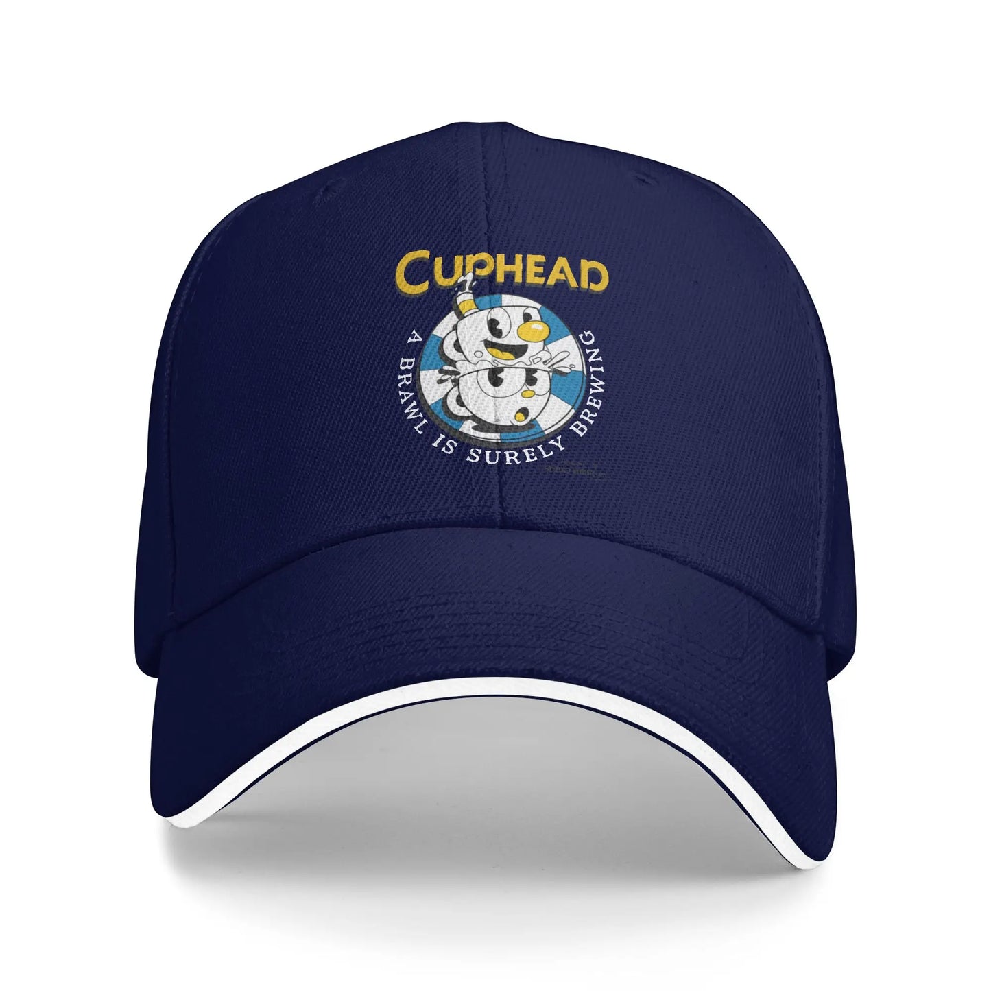 Cuphead A Brawl is Surely Brewing Baseball Cap