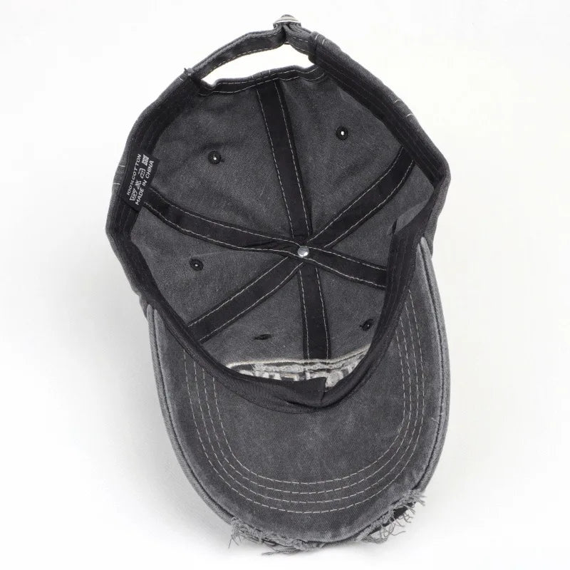 Unisex Washed Cotton Baseball Cap