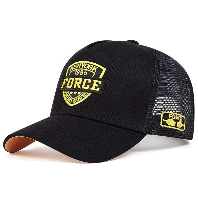 Fashion Letter Baseball Cap Women Men Breathable