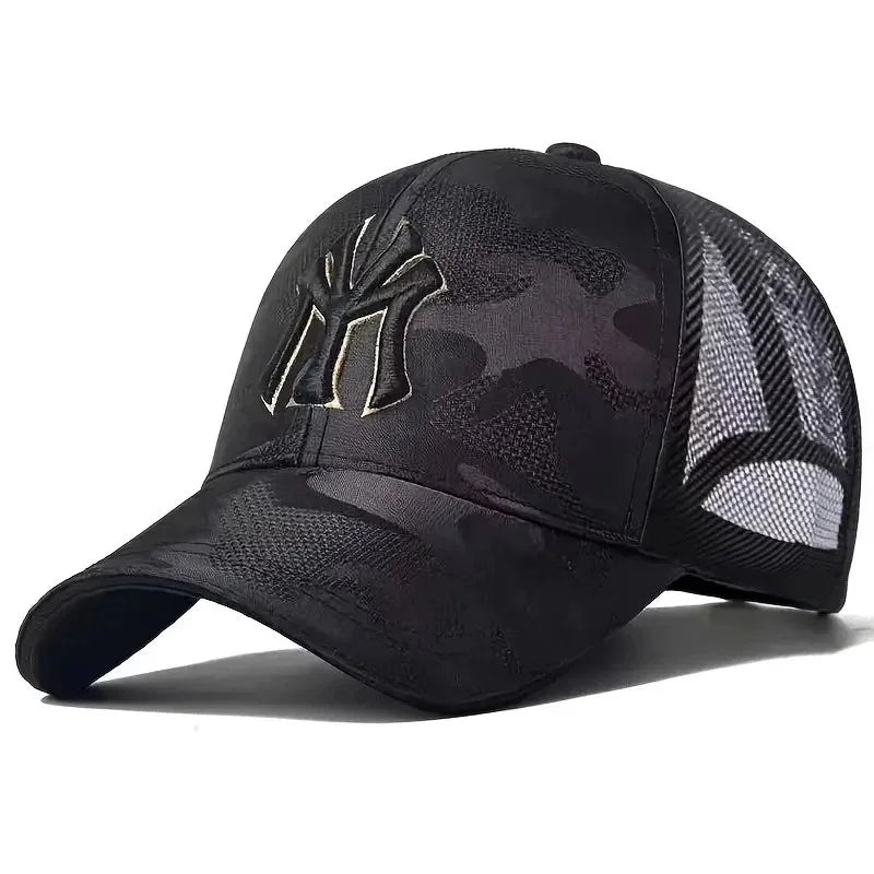 Fashion Letter Embroidery Camouflage Baseball Hats