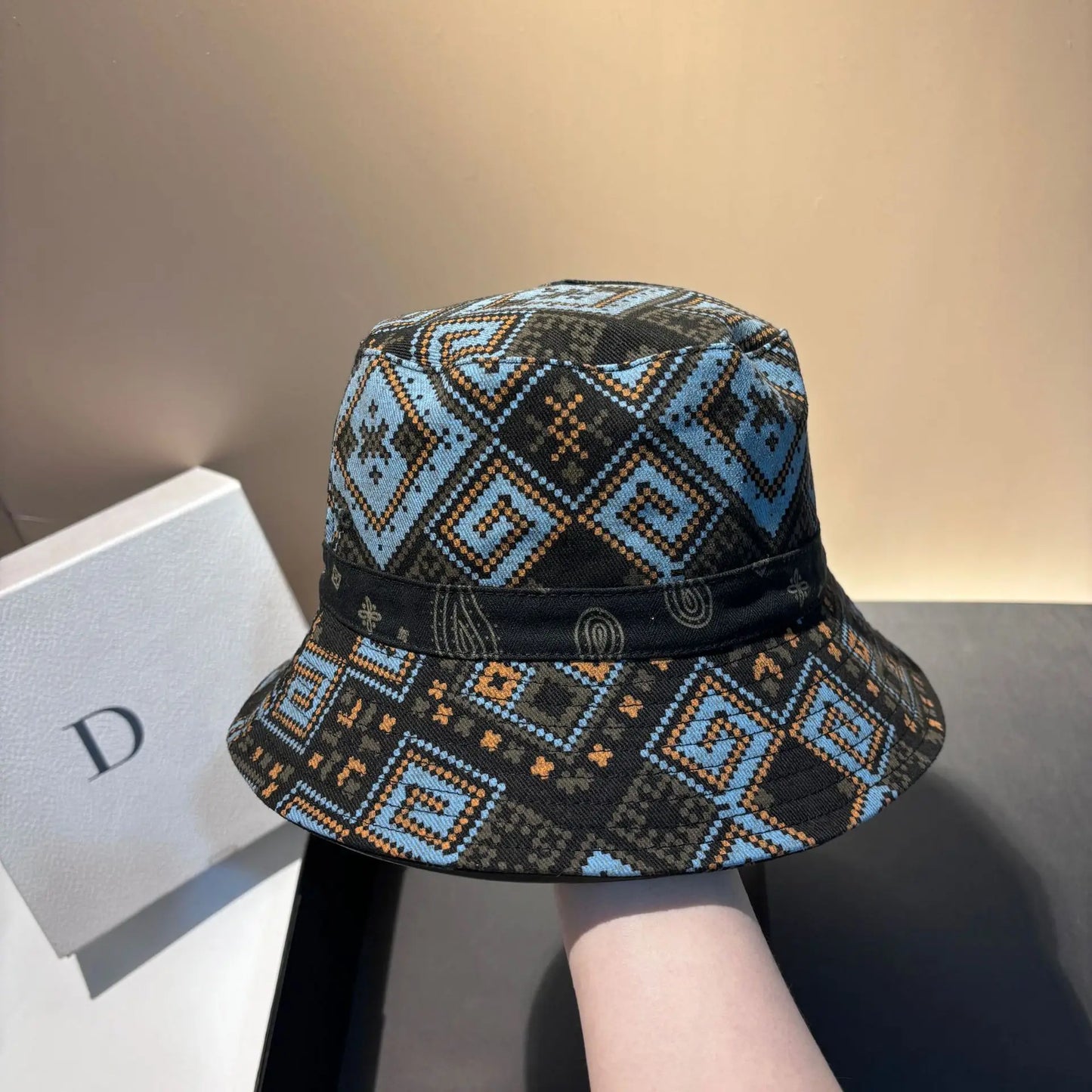 Colorful Patchwork New Bucket Cap