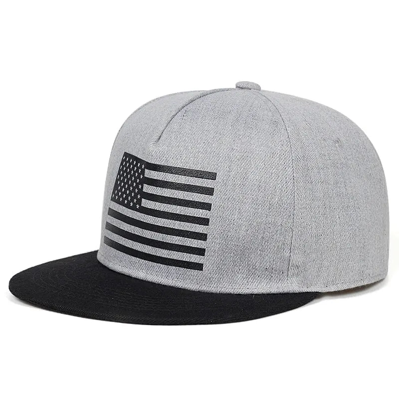 Unisex US Flag Printing Hip-hop