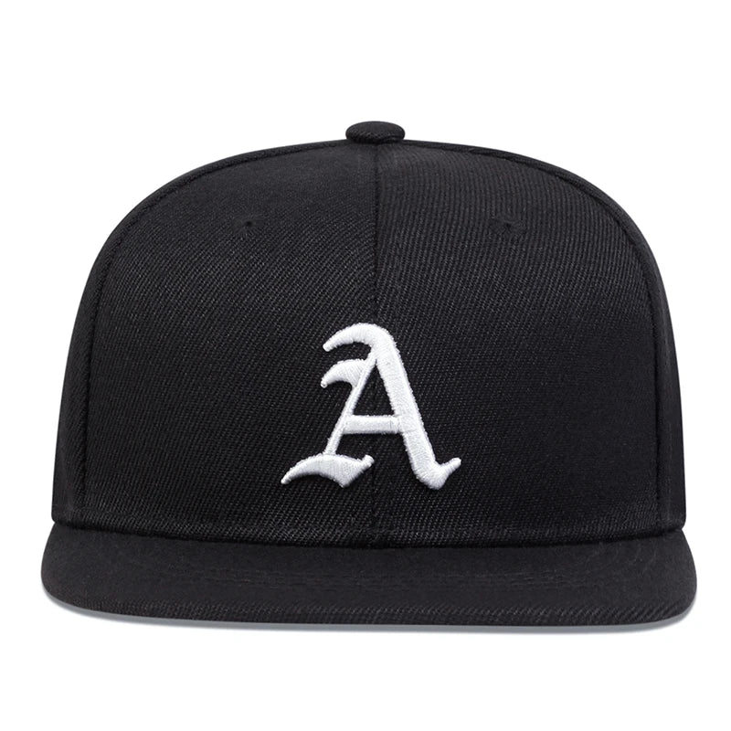 Children Gothic Letter A Embroidery Baseball Caps Hip hop Hats