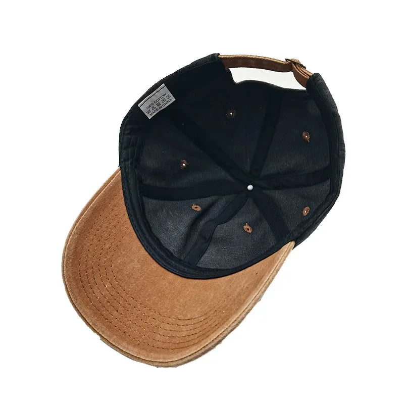 Vintage Washed Baseball Cap For Men