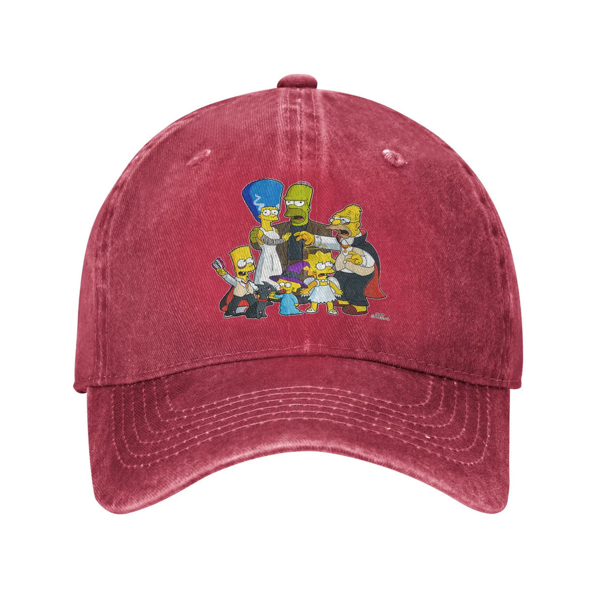 The S-simpson Family Treehouse of Horror Casual Baseball Cap