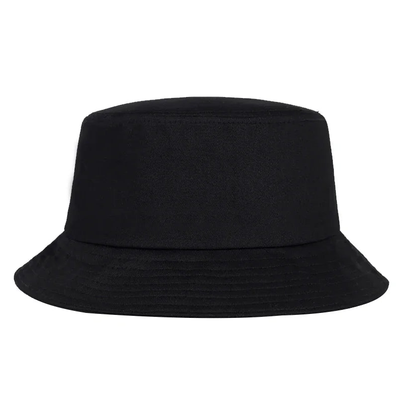 Unisex Solid Color Light Plate Personality Bucket Hats Fishermen Caps