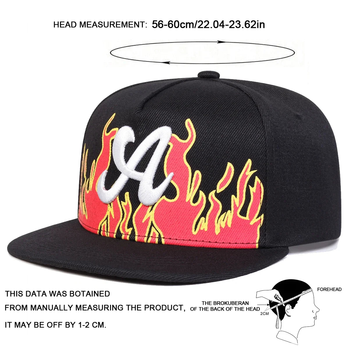 Unisex Dancing A Letter Embroidery Hip-hop Hats Baseball Caps Sunscreen Hat Sports Cap Snapback Caps