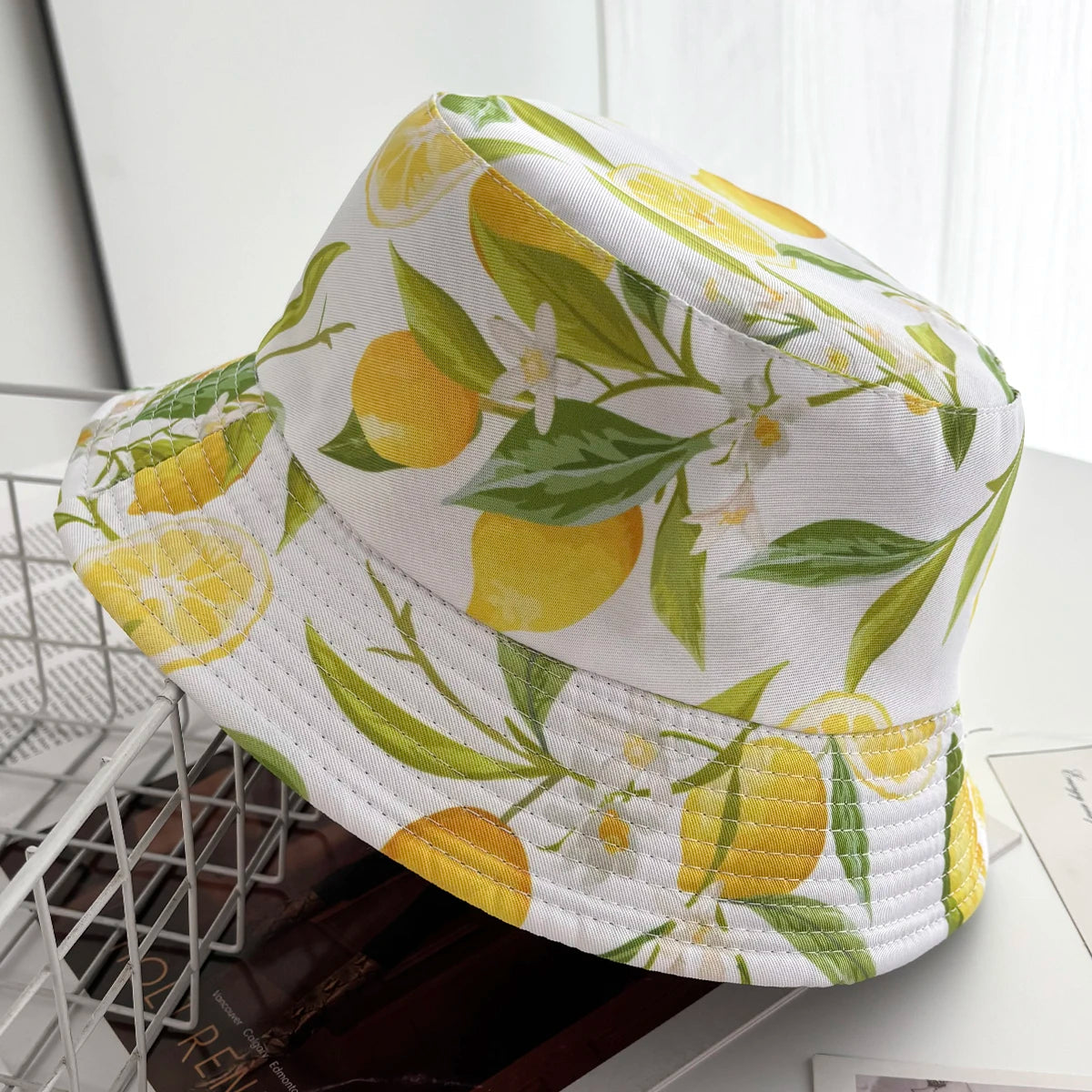 Bucket Hat Vintage Style Bucket Hats Fisherman Hats Cartoon Printing Panama Cap
