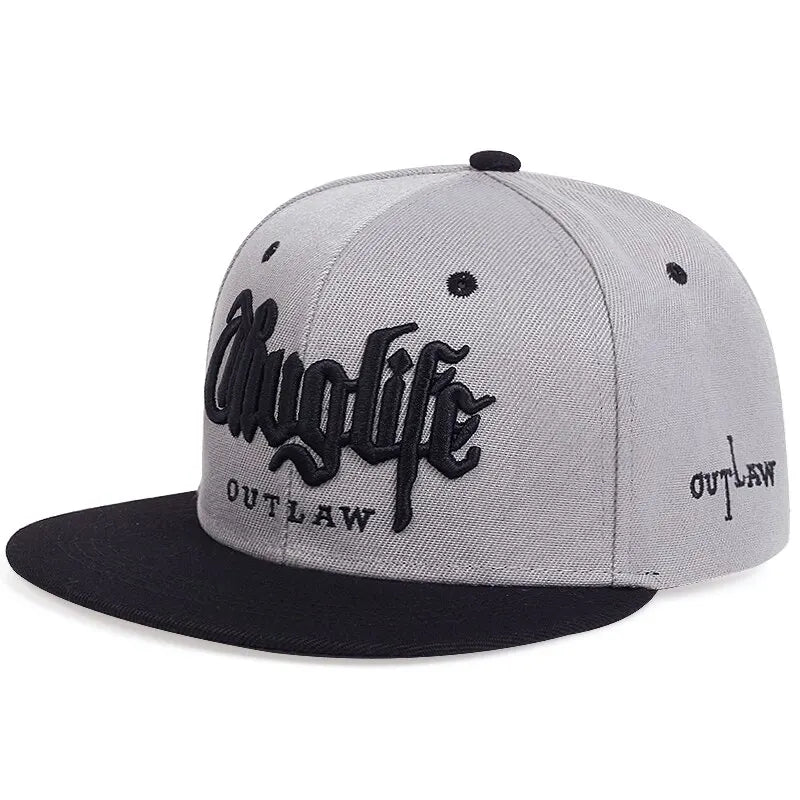 Fashion Fastball CAP ThugLife Embroidery HipHop Baseball Cap Snapback Hat