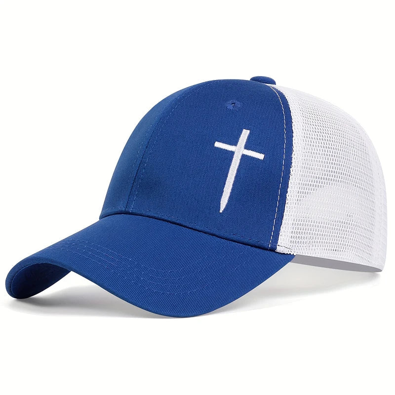 Fashion Hip Hop Baseball Mesh Cap Cross