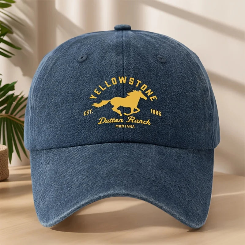 Yellowstone Horse Print Baseball Cap