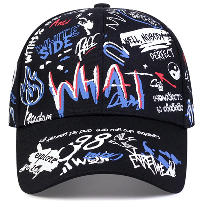 Colorful Graffiti Hip-hop Baseball Cap