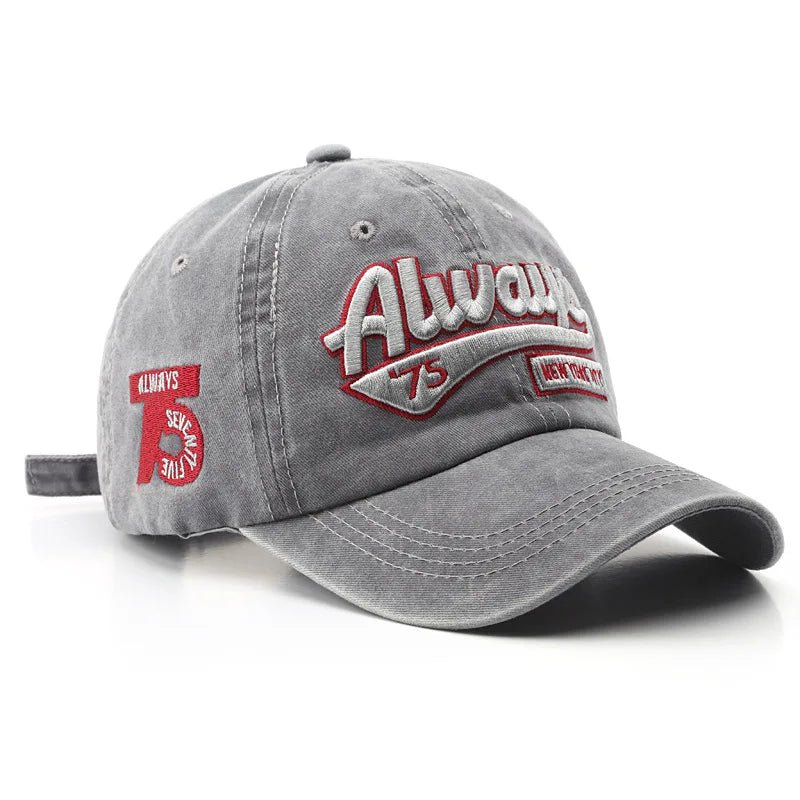 Embroidered Baseball Cap For Women Men New
